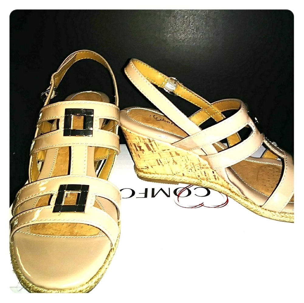 I love comfort (Splendid) Nude slingbac sandles